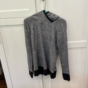 Gray and black Lulu lemon hoodie